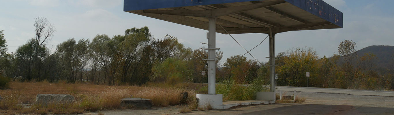 former gas station site