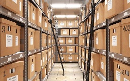 File room filled with boxes