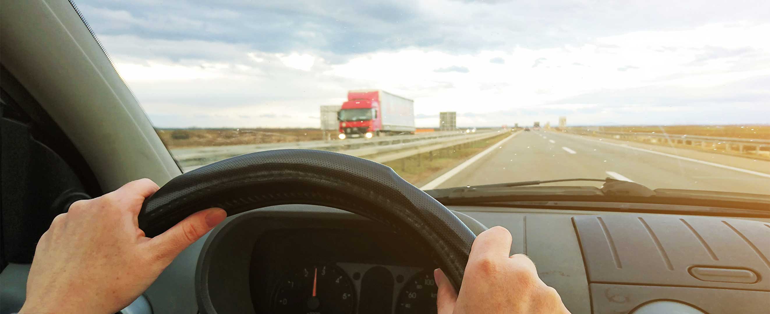 POV driver on highway