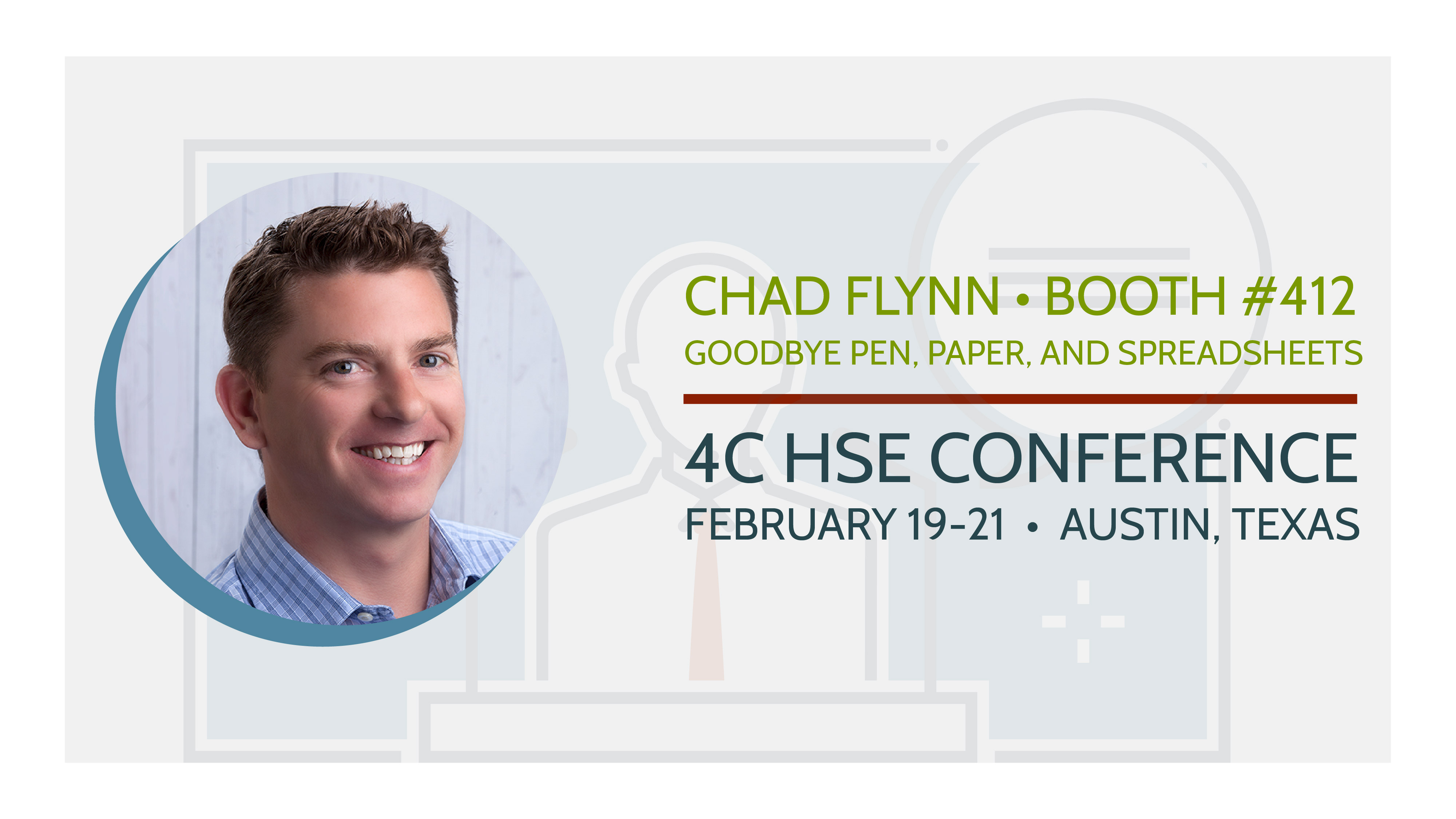 4C conference data management booth
