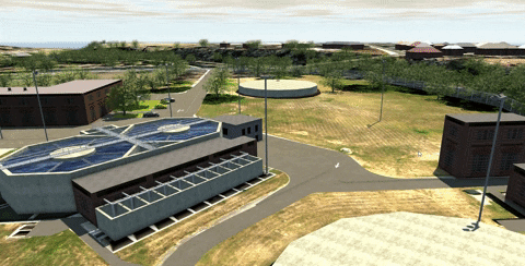 Using the 3D model, project stakeholders were able to visually evaluate design alternatives at a water treatment facility.